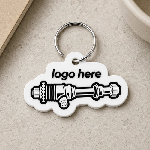 Blank Logo PVC Key Chain Personalized Custom Pattern Soft Rubber Keyring for Adv - custom custom metal keychains manufacturer