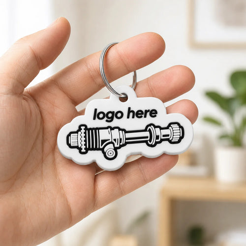 Blank Logo PVC Key Chain Personalized Custom Pattern Soft Rubber Keyring for Adv - custom custom metal keychains manufacturer