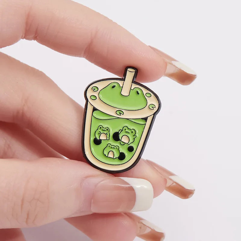 Cartoon Animal Enamel Brooch Metal Backpack Badge Clothing Accessories Gift Jewe - custom soft enamel lapel pins manufacturer
