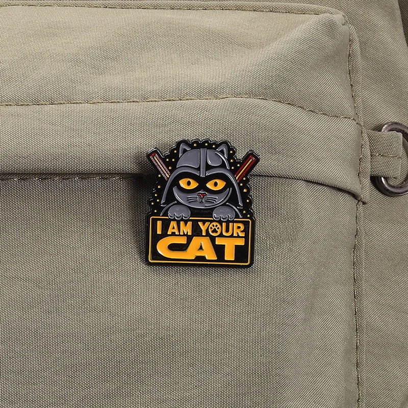 Come to the Cat Side Enamel Pin I Am Your Cat Sci-Fi Movies Inspiration Cute Ani - custom soft enamel lapel pins manufacturer