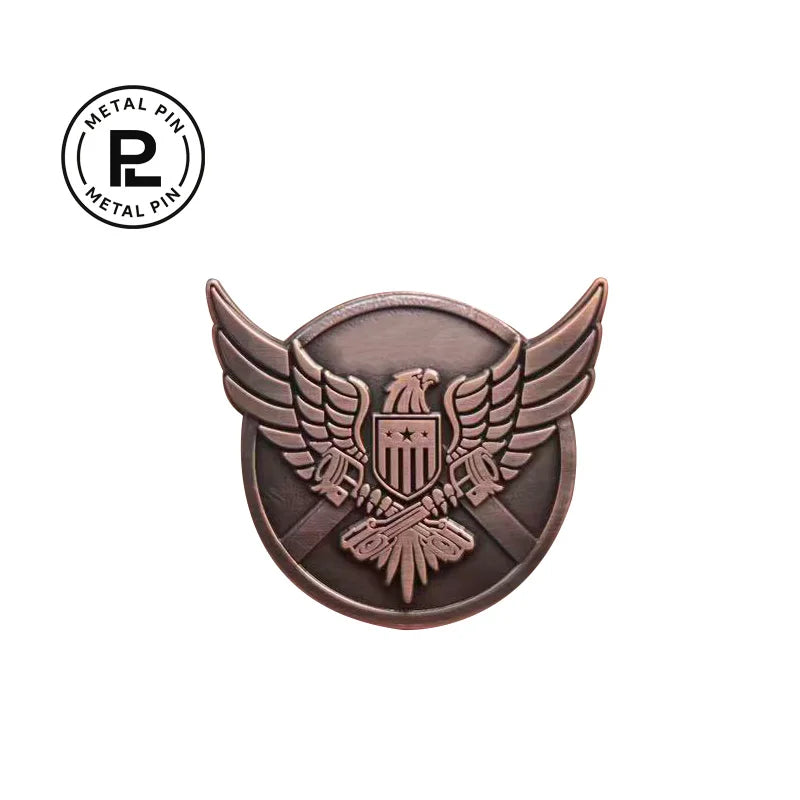 Commemorative Coins with Metal Eagle 50mm Plated Carving Digital Printing Custom - custom medals and sports awards manufacturer