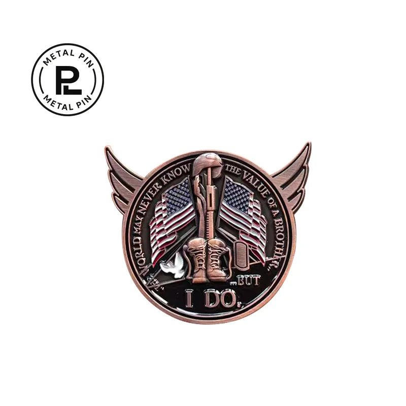 Commemorative Coins with Metal Eagle 50mm Plated Carving Digital Printing Custom - custom medals and sports awards manufacturer