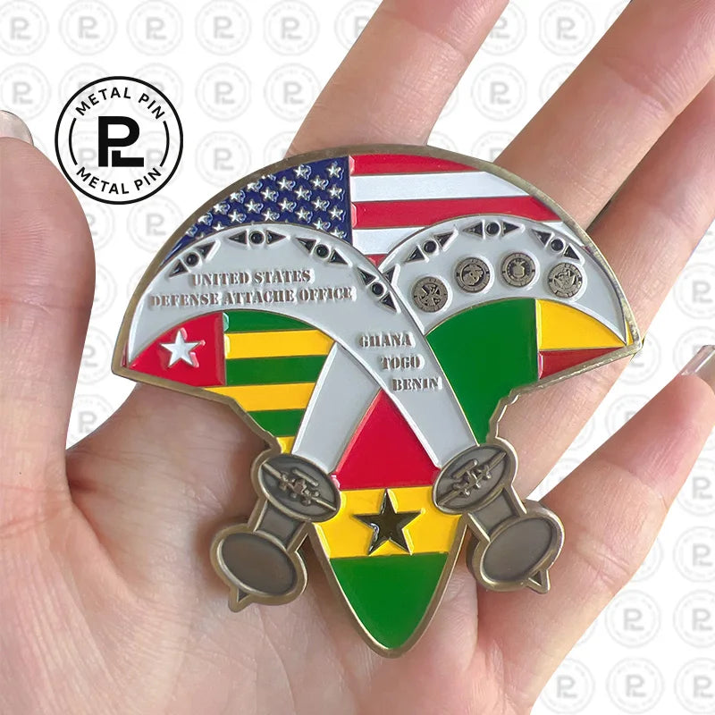 Custom Medal Personalized Award Medal Enamel Soccer Custom Shape UV PrintingTech - custom medals and sports awards manufacturer