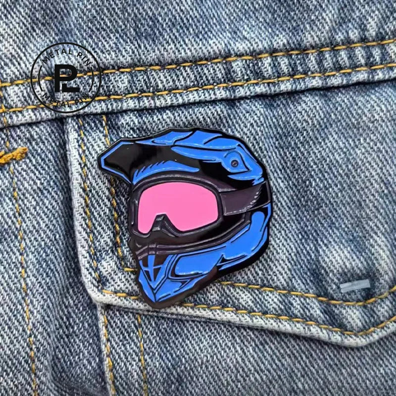 Custom Motorcycle & Car Club Badge, Metal Emblem Pin, Personalized Logo Badge, M - custom embroidered and PVC patches manufacturer