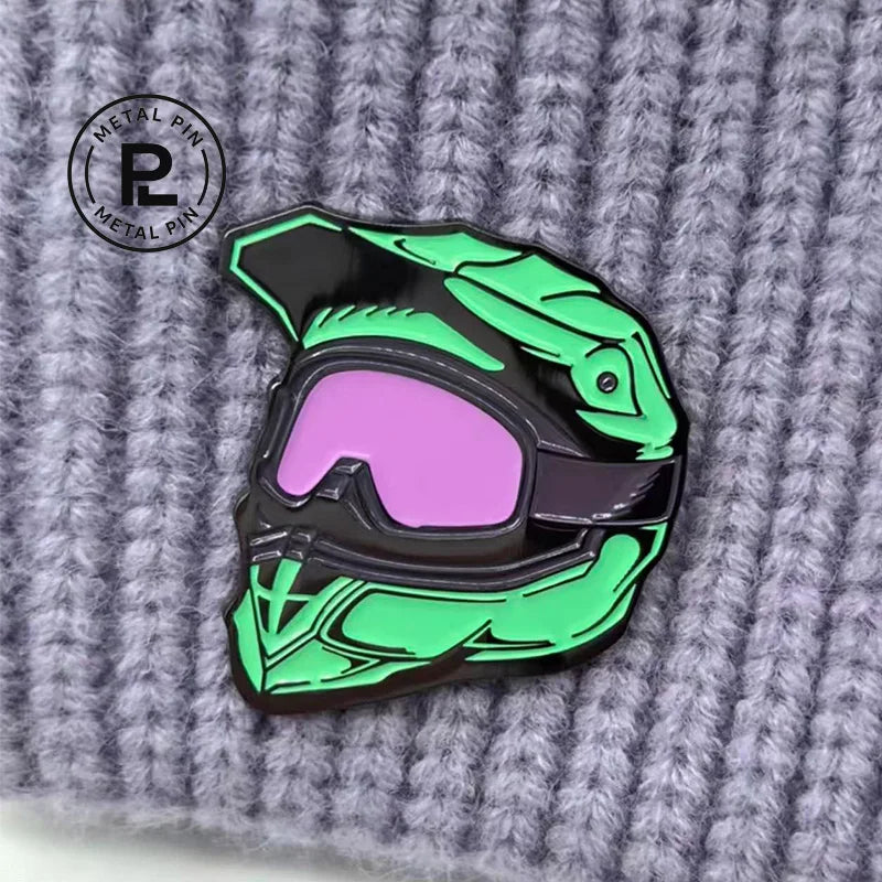 Custom Motorcycle & Car Club Badge, Metal Emblem Pin, Personalized Logo Badge, M - custom embroidered and PVC patches manufacturer