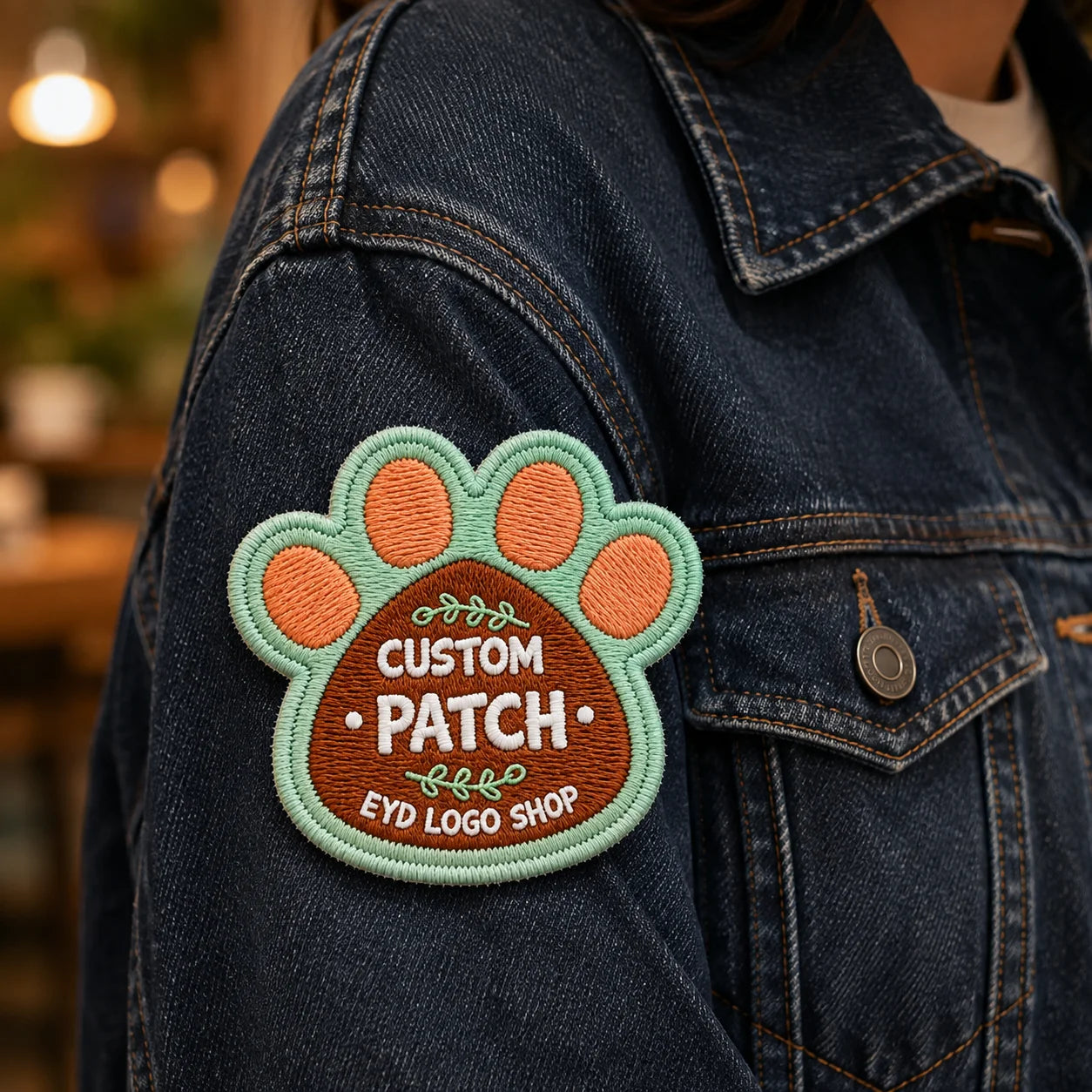 Custom Shaped Embroidered Patch Iron-on Sew on Embroidery Badge Custom Logo Fabr - custom embroidered and PVC patches manufacturer