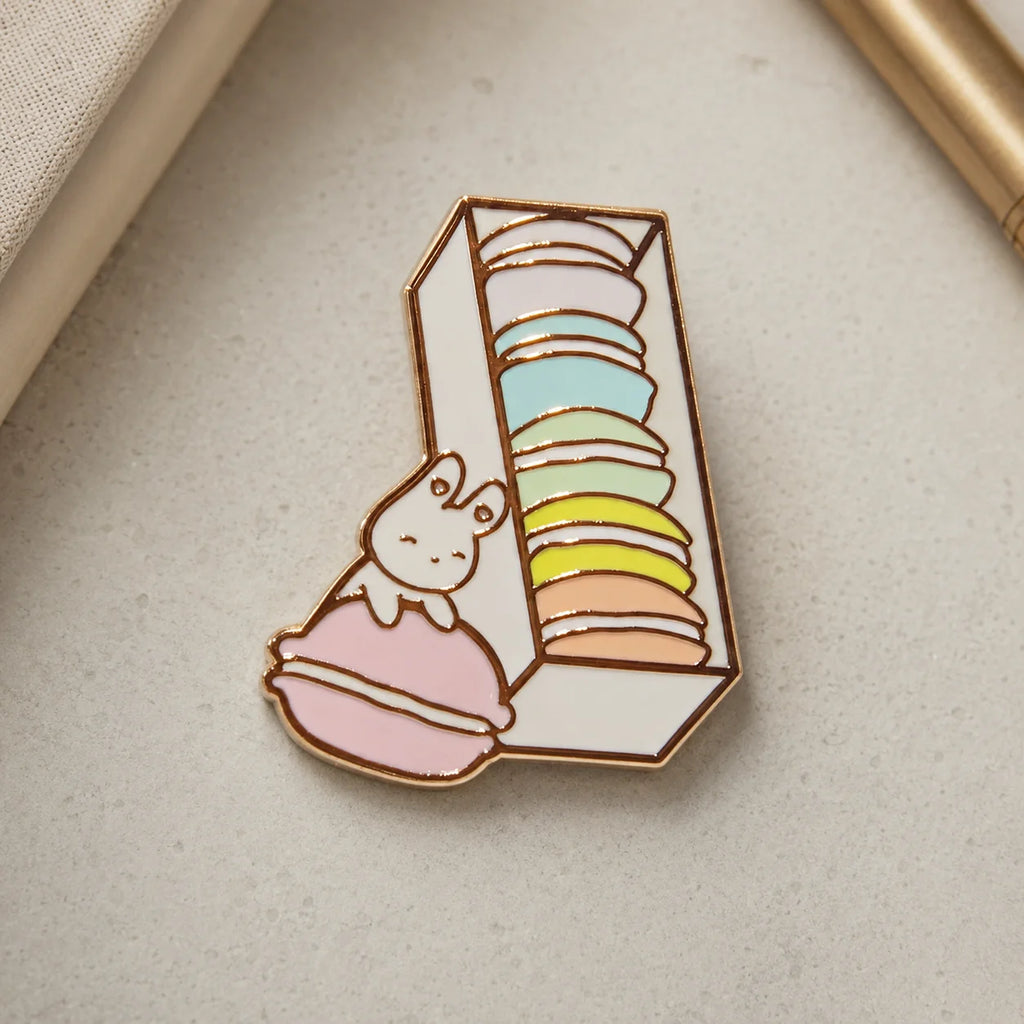 Cute Bunny Macaron Enamel Lapel Pin Cartoon Sweet Dessert Metal Badge Kawaii Fas - custom soft enamel lapel pins manufacturer