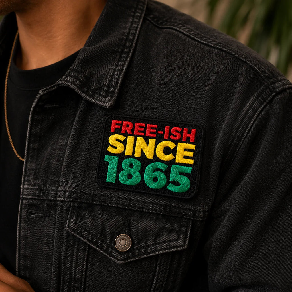 Free-ish 1865 Embroidered Patch Iron on Sew on Colorful Letter Badge for Jacket  - custom embroidered and PVC patches manufacturer