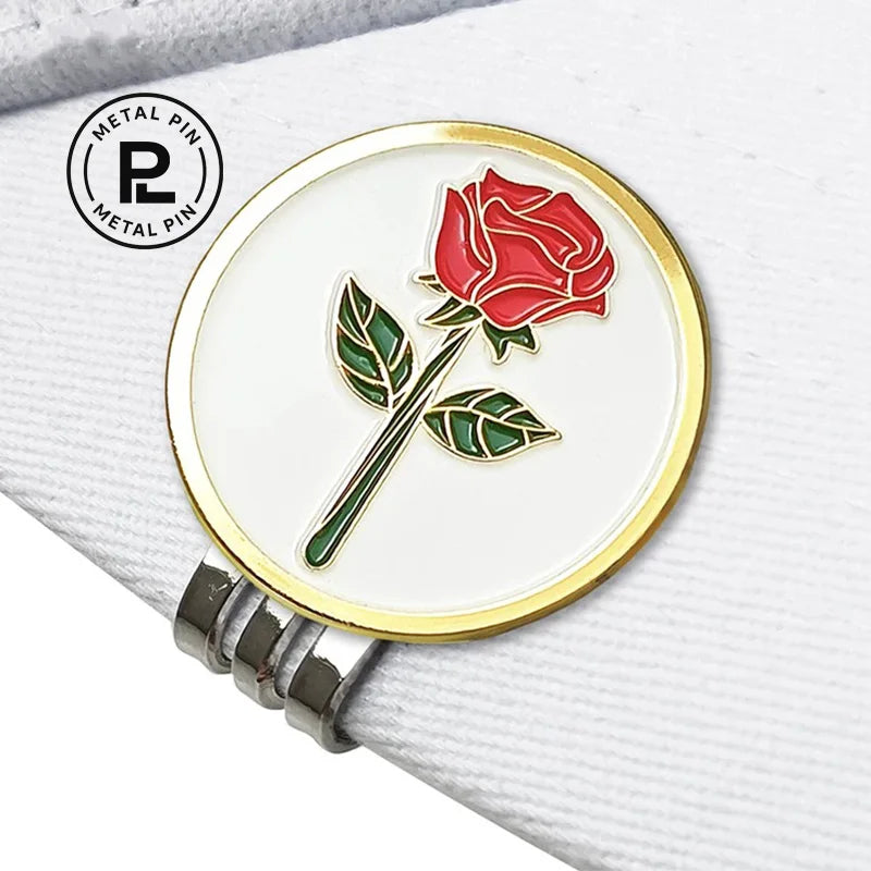 Golf Hat Magnetic Mark Single Clasp Mark Single Non-magnetic Mark Golf Green Pos - custom challenge coins manufacturer