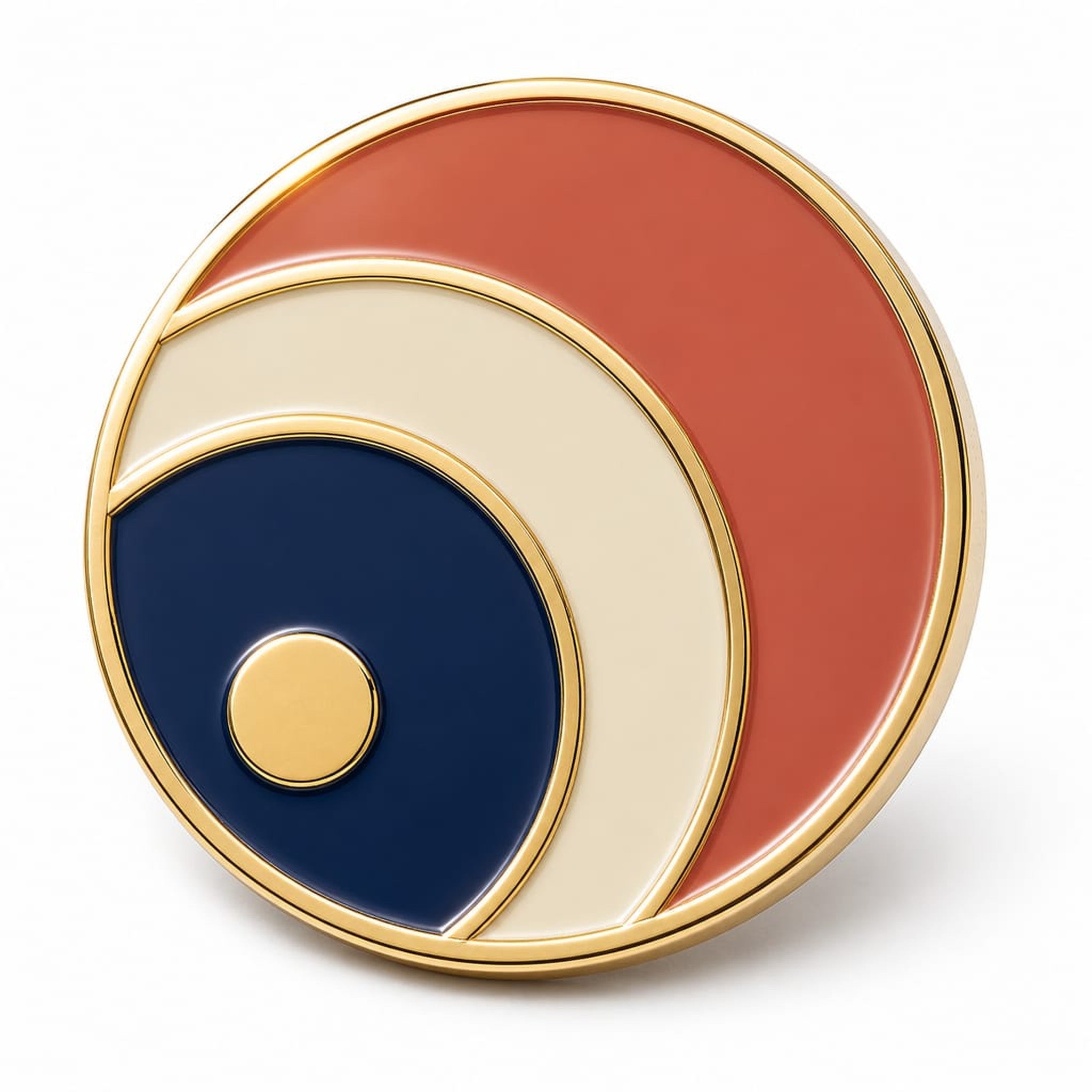 Custom NFC Metal Enamel Pin - Tap-to-Connect Smart Badge