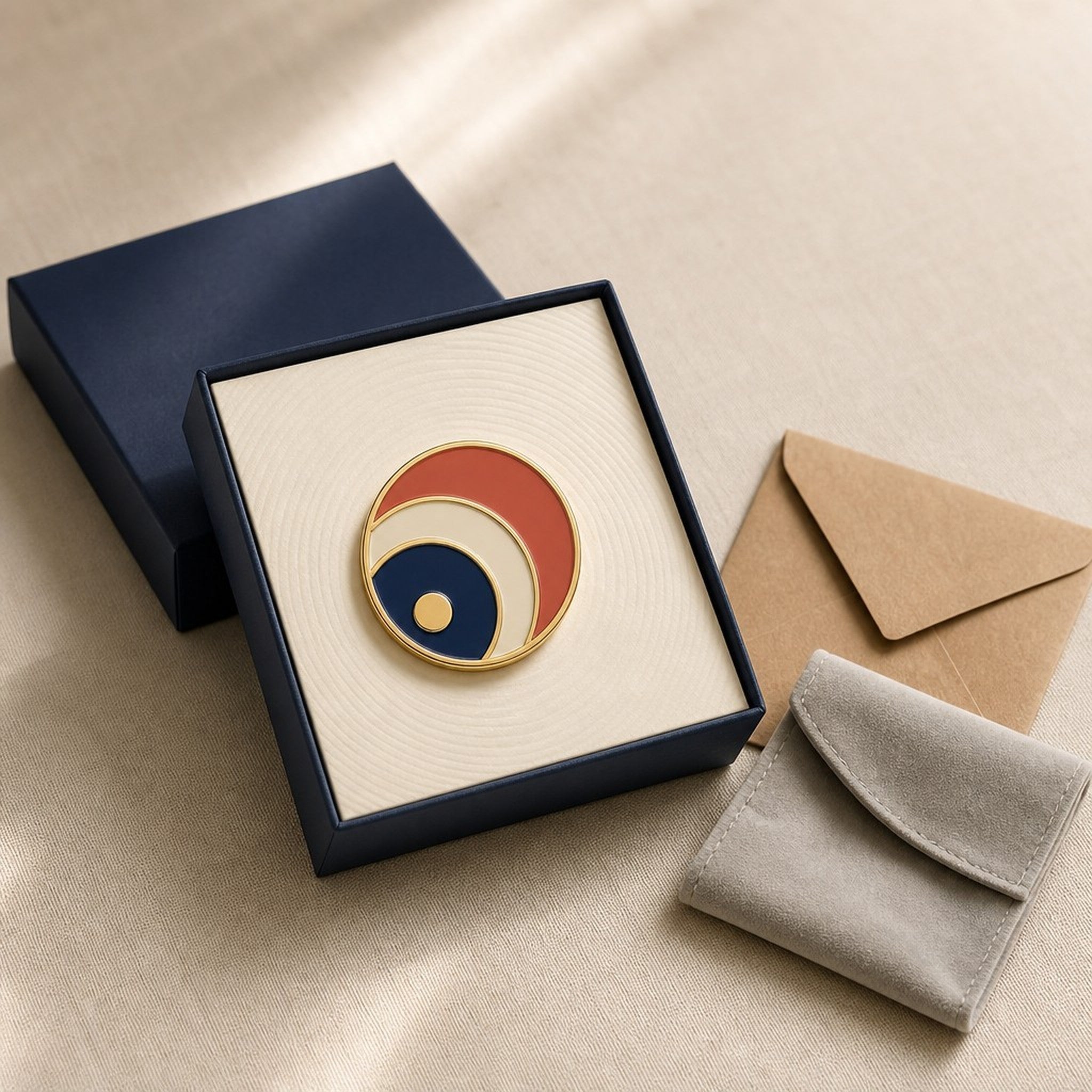 Custom NFC Metal Enamel Pin - Tap-to-Connect Smart Badge