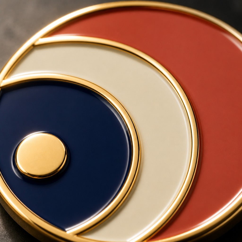Custom NFC Metal Enamel Pin - Tap-to-Connect Smart Badge